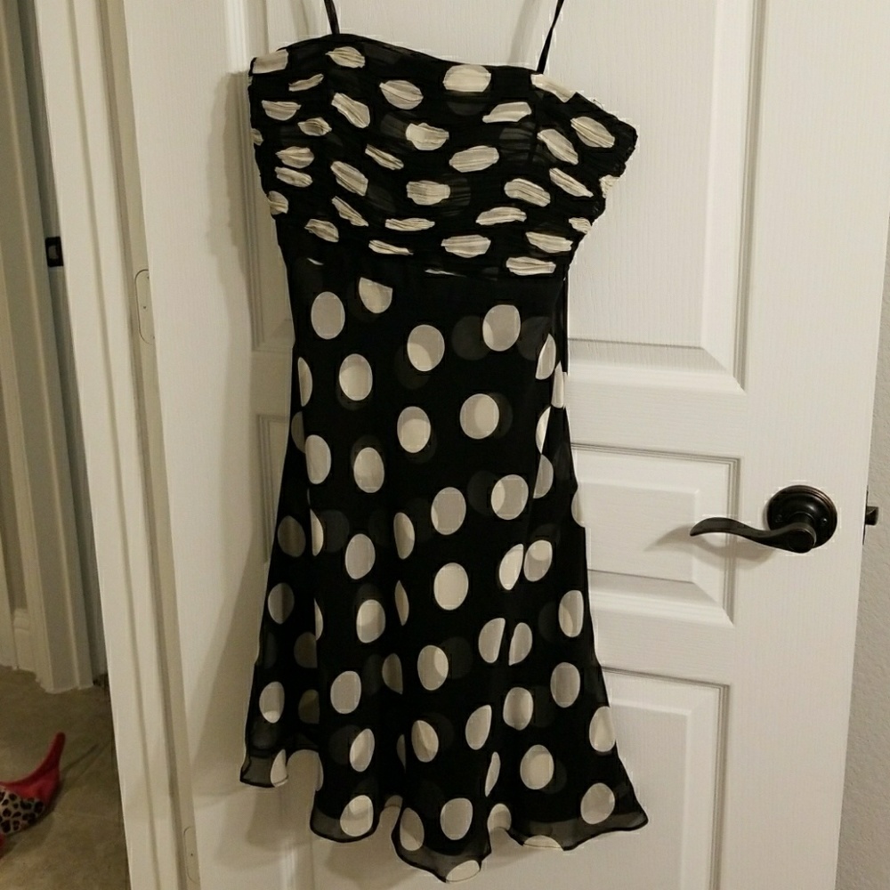 Ann Taylor - Strapless Silk Dress